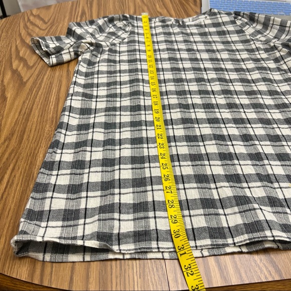 THE GREAT. Plaid Tunic Top - Picture 6 of 8